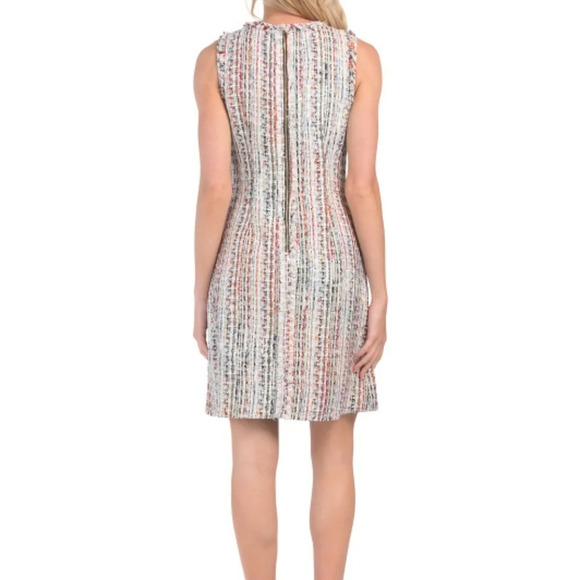 ELIE TAHARI Dean Tweed Sleeveless Dress Size 10 - Picture 2 of 4